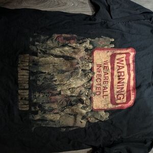 Walking Dead Vintage Black Graphic T-Shirt Xl